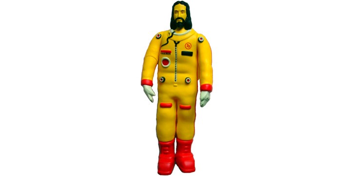 Jesus is an astronaut, and he's also bright yellow somehow
