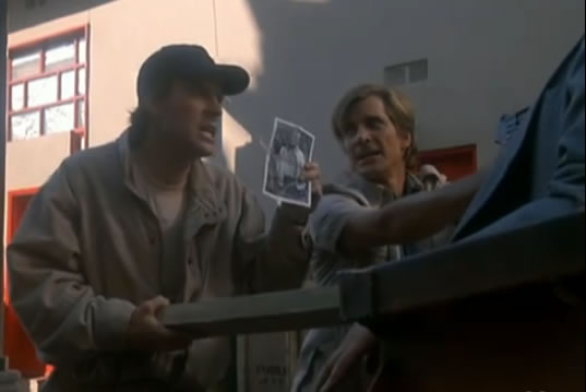 Murdock and Face shows a photo of Hannibal around