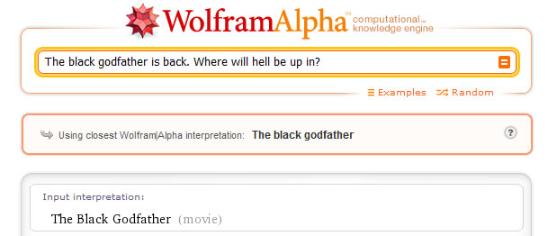 The black godfather is back. Where will hell be up in?