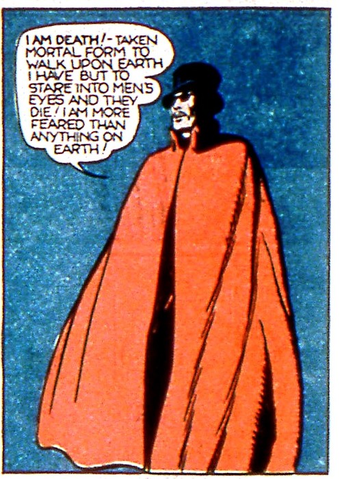 'I am death,' says a guy in a cape and a top hat