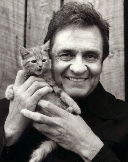 Johnny Cash and a kitteh