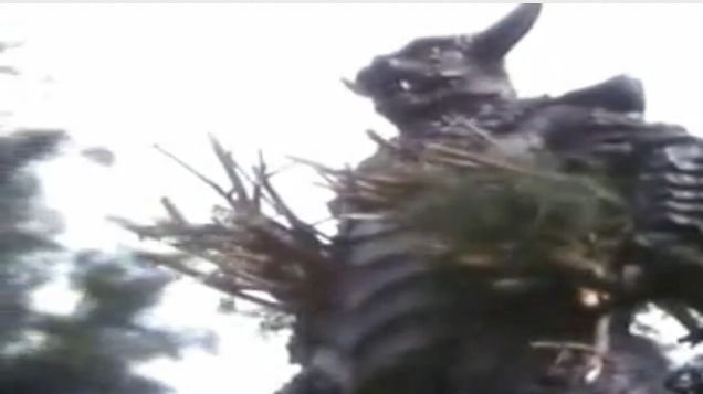 Pulgasari gathers branches