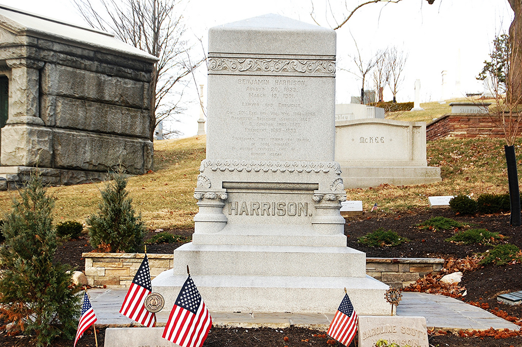 Benjamin Harrison's grave