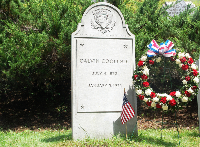 Calvin Coolidge's grave