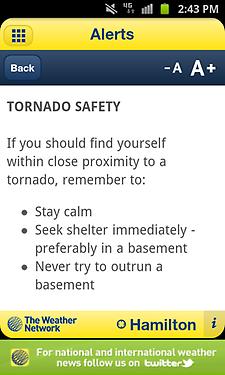 "Never try to outrun a basement"
