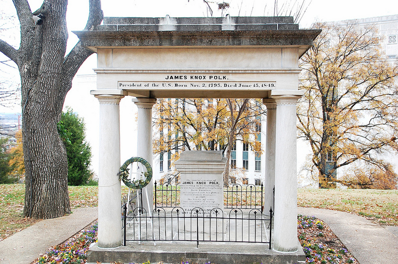 James K. Polk's tomb in Nashville