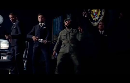 JFK, Nixon and Fidel Castro are armed and ready to fight (!)