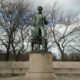 A statue of Abraham Lincoln at Chicago's Lincoln Park.