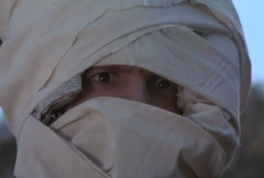 Murdock as a scarecrow