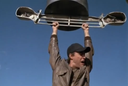 Murdock hangs onto his bumper