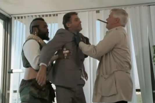 Hannibal and B.A. shake down David Vaun