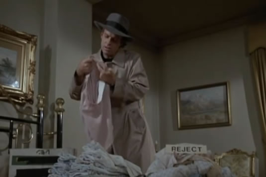 Murdock inspects underwear