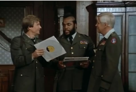 The A-Team looks through old records