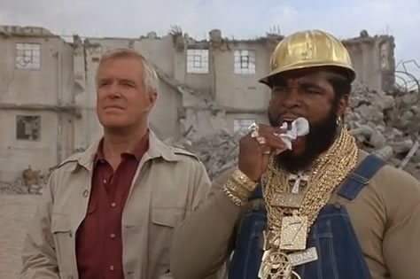 B.A. eats the roster