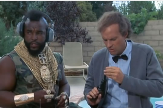 B.A. and Murdock make beeper darts