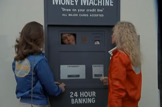 Murdock inside an ATM