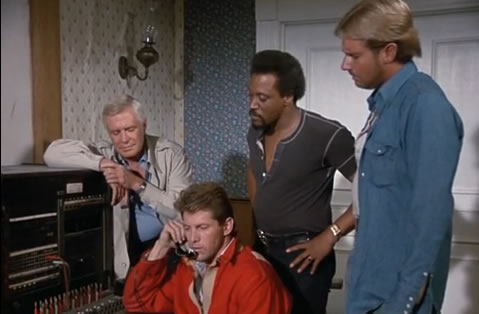Hannibal and the three dudes make a phone call