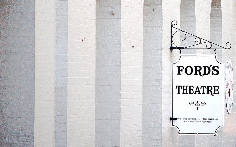 Ford's Theater sign