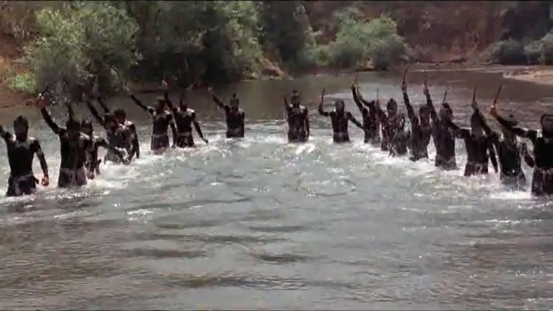 Rangoon's synchronized soldiers