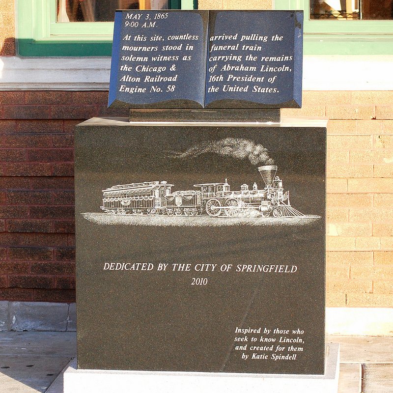 Lincoln Funeral Train Monument