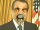 Richard Nixon as a zombie