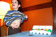 Owen points at his tummy