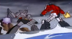 Megatron vs Optimus Prime