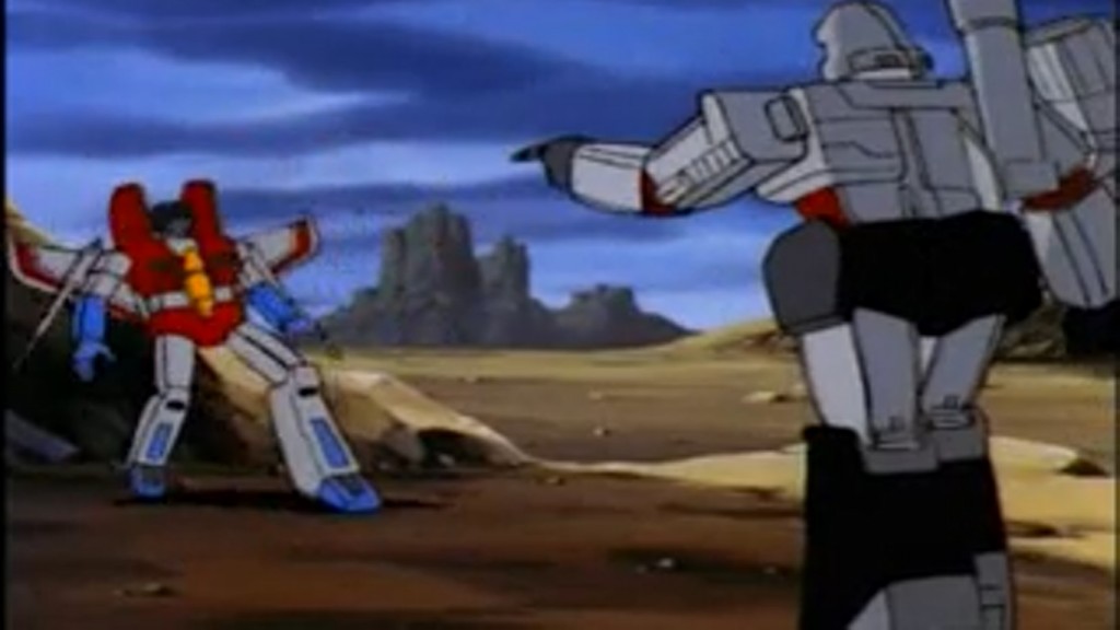 Megatron goes after Starscream