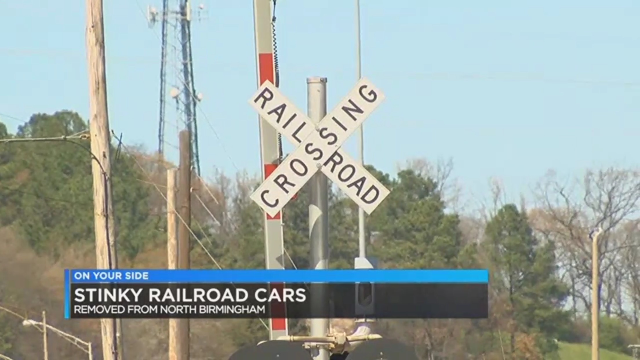 Stinky Railroad Cars Removed From North Birmingham