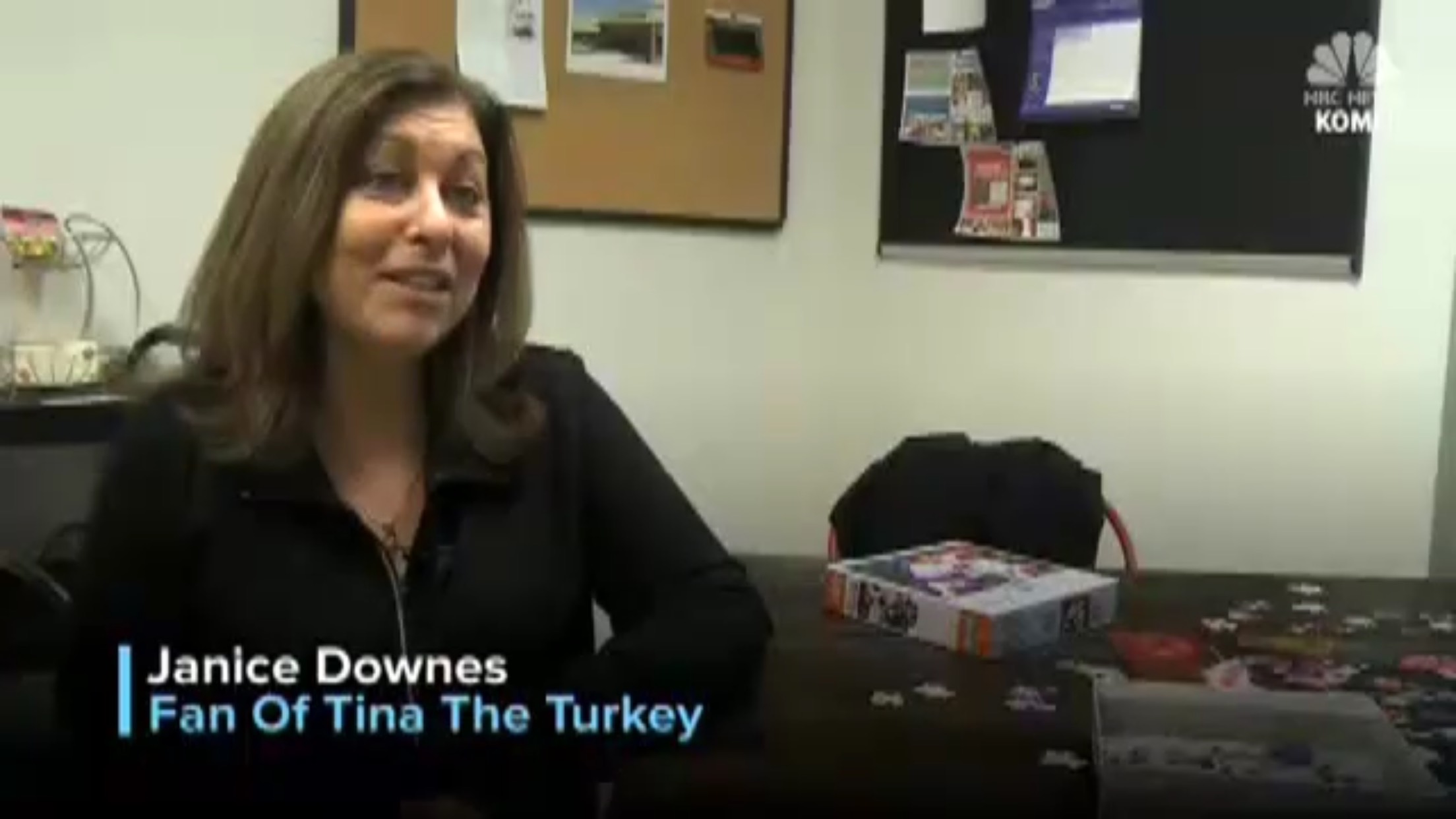 Janice Downes: Fan of Tina the Turkey