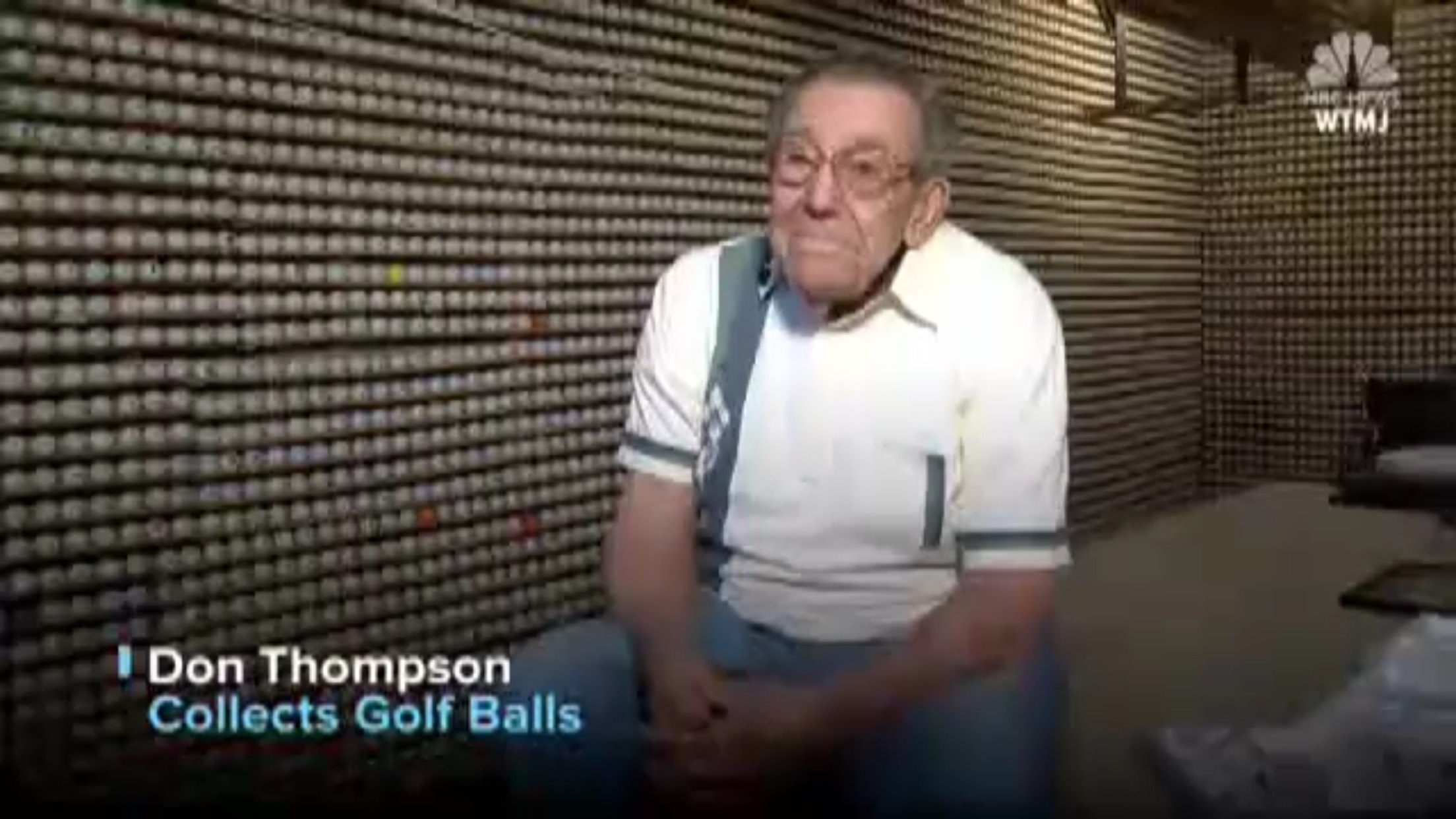 Don Thompson: Collects Golf Balls