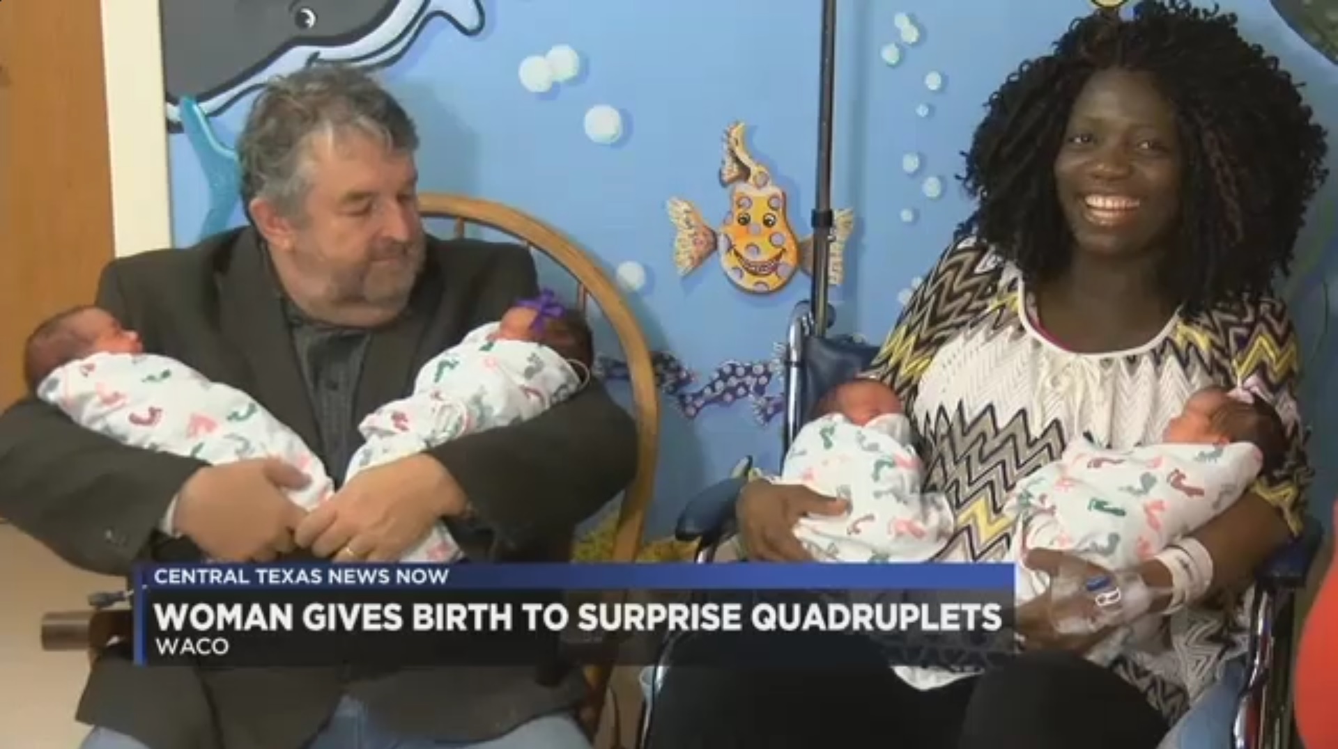 Woman Gives Birth To Surprise Quadruplets
