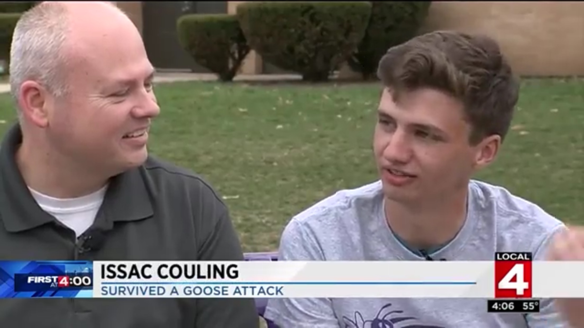 Issac Couling: Survived A Goose Attack