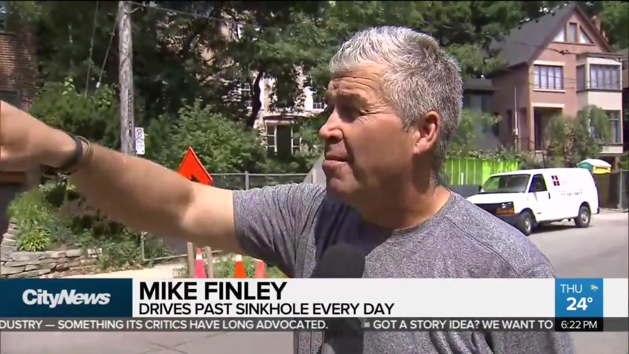 Mike Finley: Drives Past Sinkhole Every Day