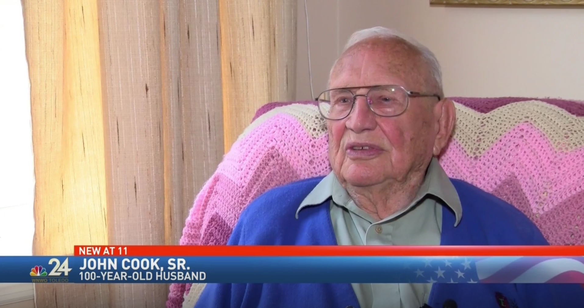 John Cook, Sr.: 100-Year-Old Husband