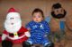 Baby boy with Santa and Mr. T