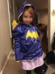 Two year old is Batgirl