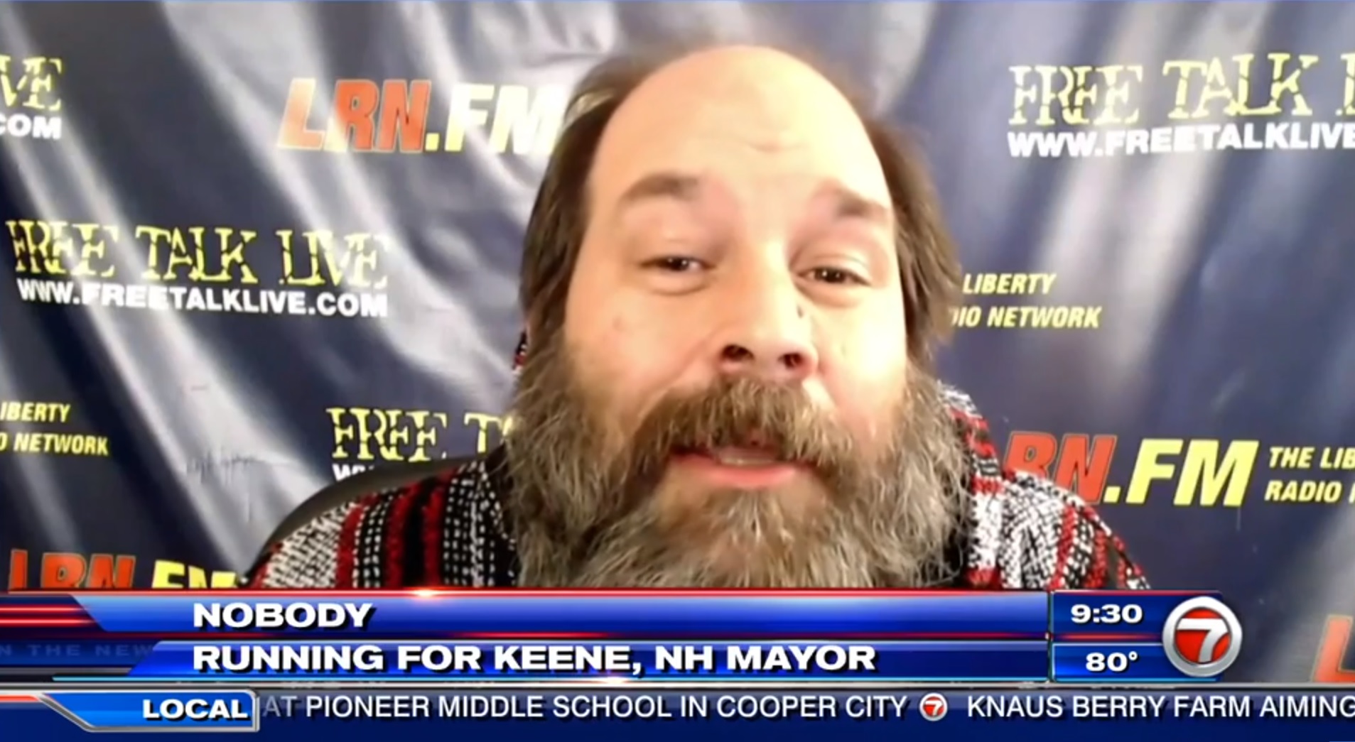 Nobody: Running for Keene, NH Mayor