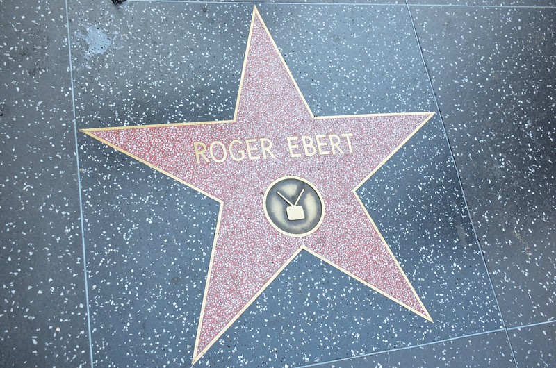 Roger Ebert's star on the Hollywood Walk of Fame. (Photo by Steve Rhodes via Flickr/Creative Commons https://flic.kr/p/e8VoNd)