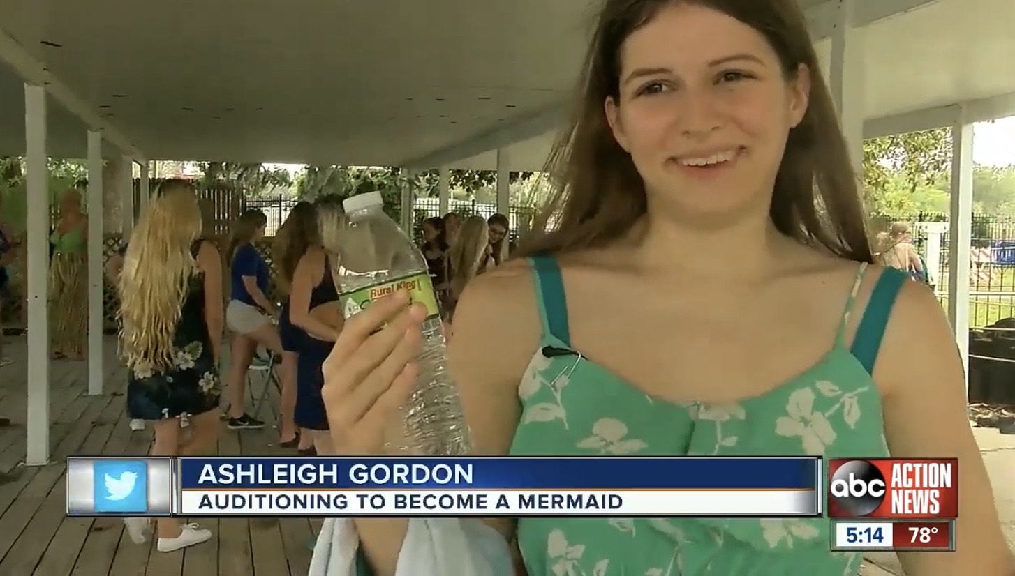 Ashleigh Gordon: Auditioning to Become a Mermaid