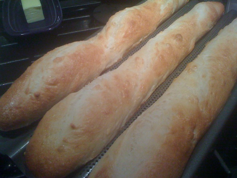 Three baguettes. (Photo by Baron Chandler via Flickr/Creative Commons https://flic.kr/p/6xVKvy)