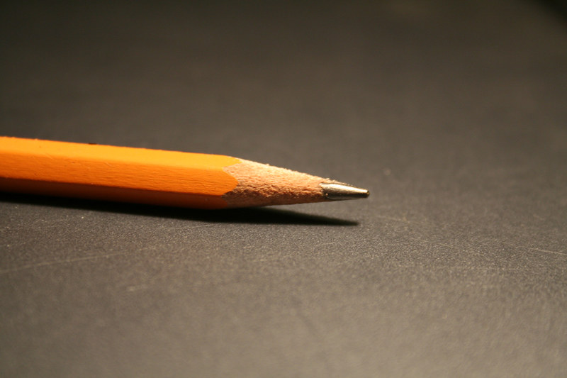 The tip of a pencil. (Photo by FadderUri via Flickr/Creative Commons https://flic.kr/p/CG7W9)