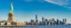 Statue of Liberty in the foreground, the Manhattan skyline in the background. (Photo by Pierre Blaché via Flickr/Creative Commons https://flic.kr/p/2id3eF4)