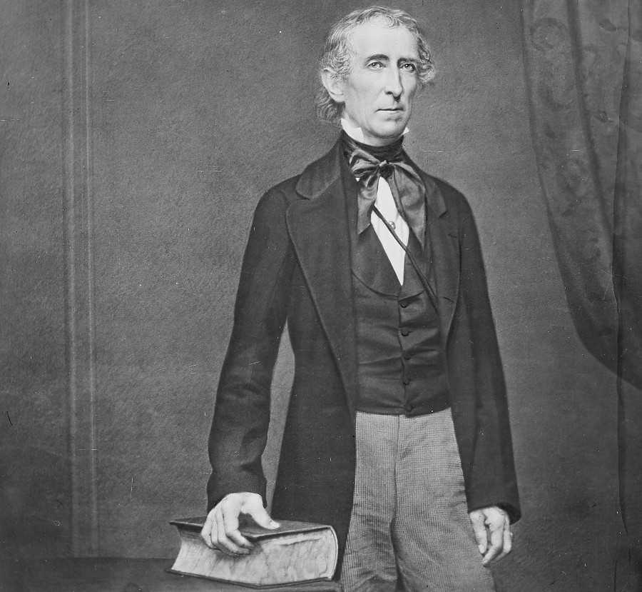 Portrait of John Tyler by Matthew Brady - United States National Archives: Identification Number : 528302 [1], Public Domain, https://commons.wikimedia.org/w/index.php?curid=47807392