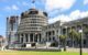 The buildings that are home to the New Zealand Parliament and, by extension, the "biscuit tin of democracy." (Photo by Dr. Thomas Liptak via Flickr/Creative Commons https://flic.kr/p/2dSCDmX)