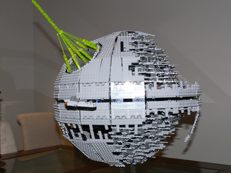 A Lego model of the Death Star (not the one featured in the movie). Photo by Flying Cloud via Flickr/Creative Commons https://flic.kr/p/54Ge8m
