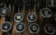 Close up on old-timey typewriter keys. (Photo by Charlene N Simmons via Flickr/Creative Commons https://flic.kr/p/bw8EdY)