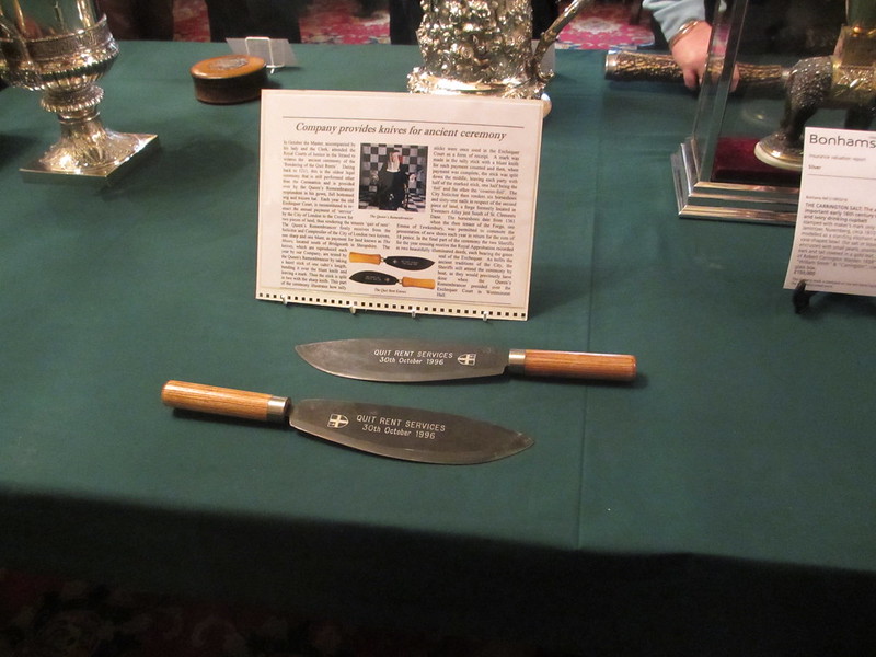 The knives used in the Ceremony of the Quit Rents. (Photo by David Brown via Flickr/Creative Commons https://flic.kr/p/bugdHx)