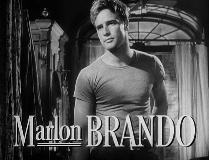Marlon Brando shown in a screenshot from A Streetcar Named Desire trailer, Public Domain, https://commons.wikimedia.org/w/index.php?curid=1754108
