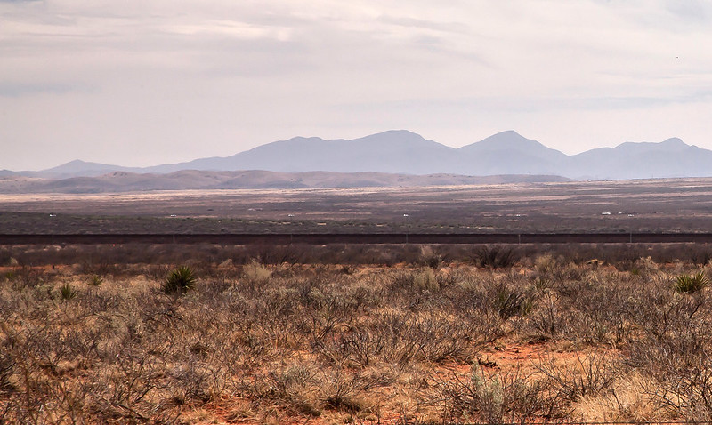 Border wall between the US and Mexico near Naco, Arizona. (Photo by Peter Rintels via Flickr/Creative Commons https://flic.kr/p/2kW6XCi)